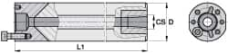 Boring Head Straight Shank: Threaded Mount MPN:1152783