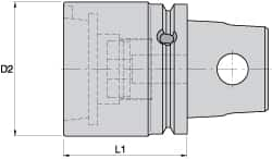 Boring Head Modular Connection Shank: Modular Connection Mount MPN:1831589