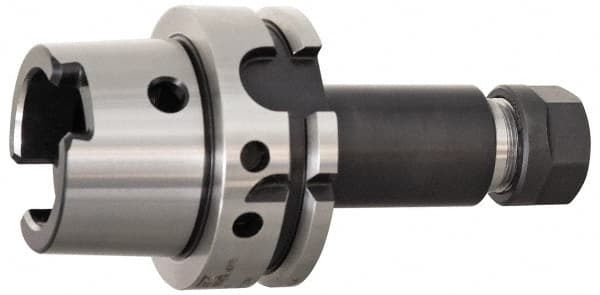 Collet Chuck: 0.51 to 10.41 mm Capacity, ER Collet, Hollow Taper Shank MPN:1086425