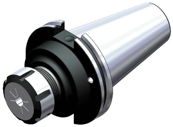 Collet Chuck: 0.51 to 12.7 mm Capacity, ER Collet, Taper Shank MPN:1261782