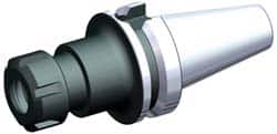 Collet Chuck: 2.03 to 20.57 mm Capacity, ER Collet, Taper Shank MPN:1538986