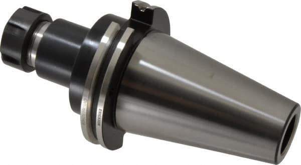 Collet Chuck: 1.02 to 16 mm Capacity, ER Collet, Taper Shank MPN:2249712