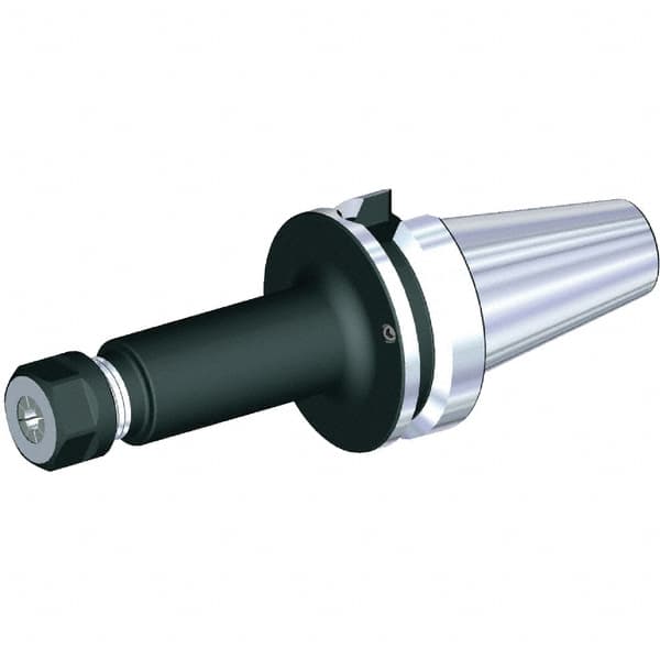 Collet Chuck: 0.5 to 10 mm Capacity, ER Collet, Taper Shank MPN:3857088