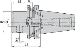 BT50 Taper, 1.2598