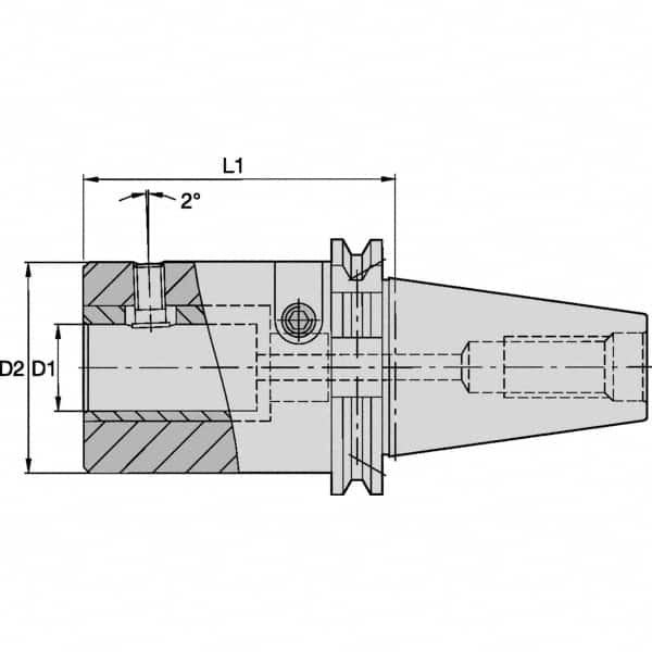 DV50 Taper, 1.2598