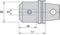 End Mill Holder: Modular Connection Shank MPN:1144187