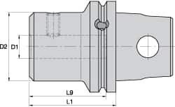 End Mill Holder: Modular Connection Shank MPN:1510191