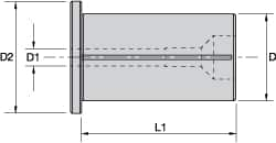 Hydraulic Chuck Sleeve: 9/16