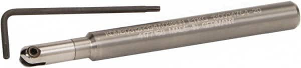 Indexable Ball Nose End Mill: 1/4