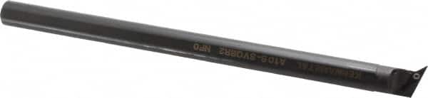 Indexable Boring Bar: A10SSVQBR2, 21.59 mm Min Bore Dia, Right Hand Cut, 5/8