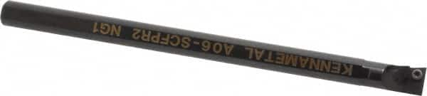 Indexable Boring Bar: A06MSCFPR2, 12.19 mm Min Bore Dia, Right Hand Cut, 3/8