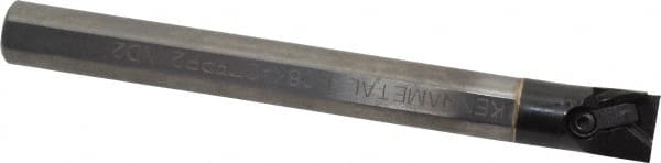 Indexable Boring Bar: E08KCTFPR2 KWH, 15.24 mm Min Bore Dia, Right Hand Cut, 1/2