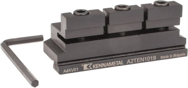 Tool Block Style A2TEN, 19mm Blade Height, 75mm OAL, 30mm OAH, Indexable Cutoff Blade Tool Block MPN:1878049