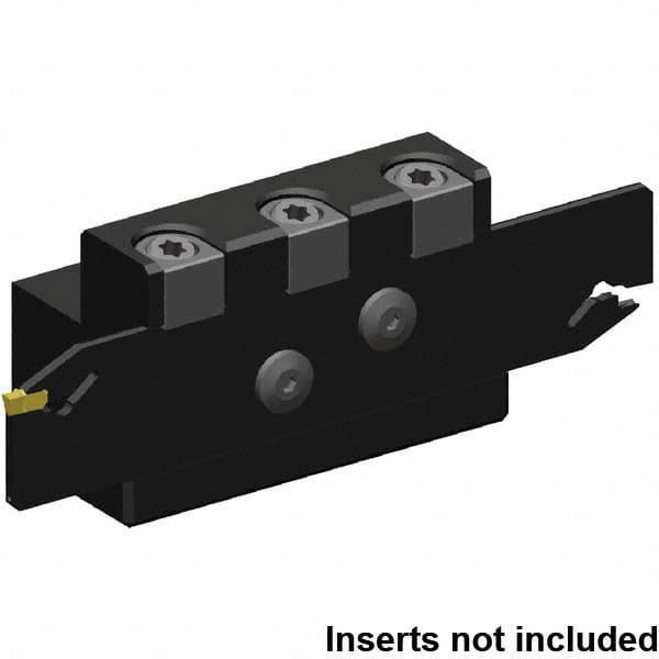 Tool Block Style EVTZN, 26mm Blade Height, 78mm OAL, 49mm OAH, Indexable Cutoff Blade Tool Block MPN:6543726