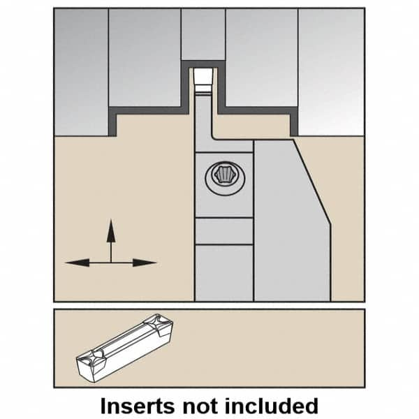 Indexable Grooving Blade: Left Hand, 0.079