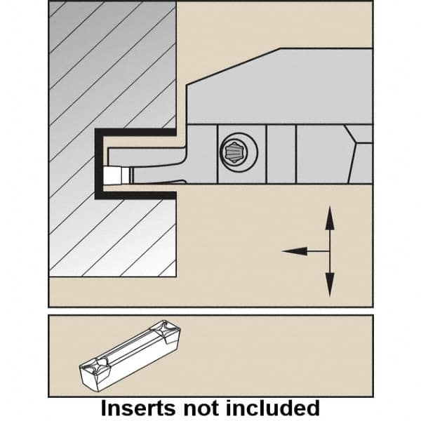 Indexable Grooving Blade: Left Hand, 0.079