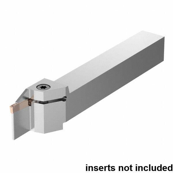 Indexable Grooving-Cutoff Toolholder: A4SML2525M0317, 3 mm Min Groove Width, 17 mm Max Depth of Cut, Left Hand MPN:1949638