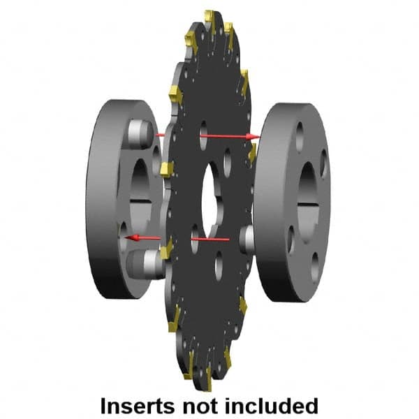 Indexable Slotting Cutter: 3 mm Cutting Width, 63 mm Cutter Dia, Arbor Hole Connection, 15 mm Max Depth of Cut, 16 mm Hole MPN:1246118