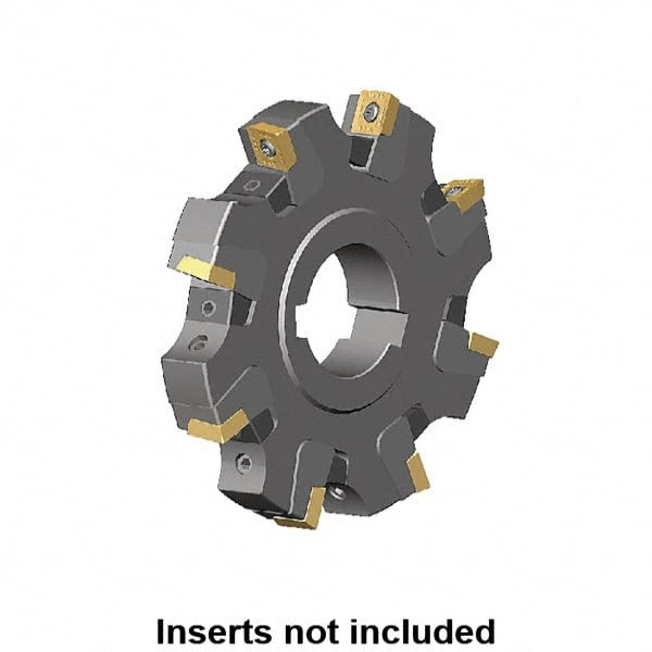 Indexable Slotting Cutter: 9.12 mm Cutting Width, 125 mm Cutter Dia, Arbor Hole Connection, 34.37 mm Max Depth of Cut, 40 mm Hole MPN:2442602