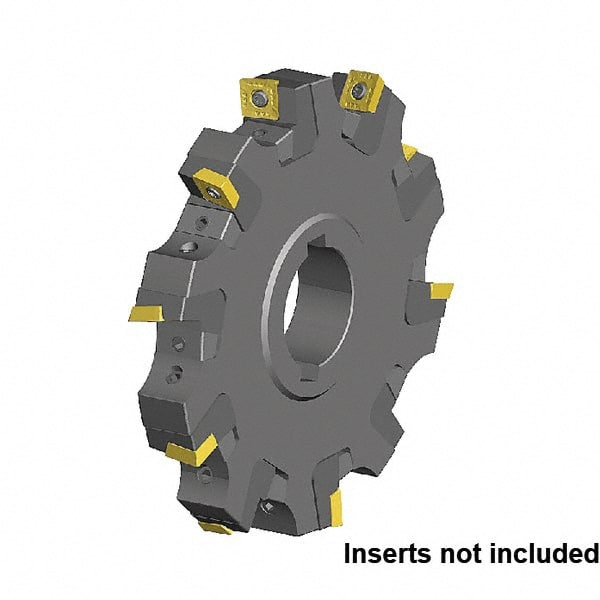 Indexable Slotting Cutter: 18 mm Cutting Width, 125 mm Cutter Dia, Arbor Hole Connection, 34 mm Max Depth of Cut, 1.5748
