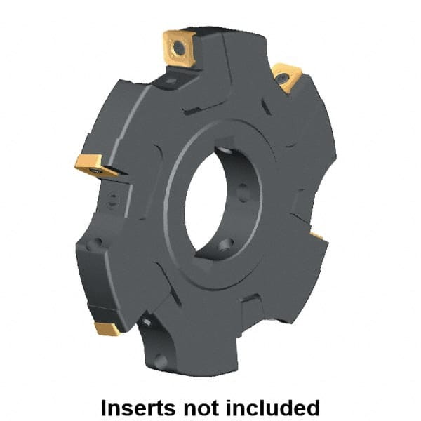 Indexable Slotting Cutter: 9.12 mm Cutting Width, 200 mm Cutter Dia, Arbor Hole Connection, 64.87 mm Max Depth of Cut, 50 mm Hole MPN:2443484