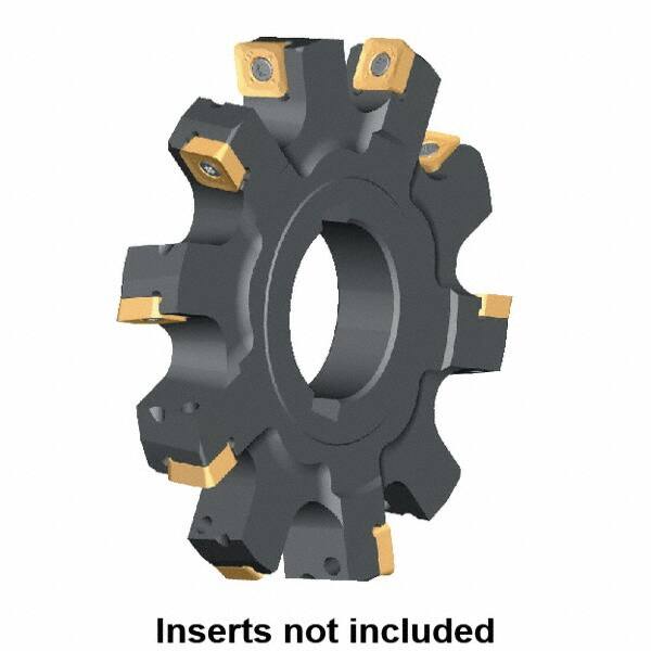 Indexable Slotting Cutter: 15.83 mm Cutting Width, 125 mm Cutter Dia, Arbor Hole Connection, 34.86 mm Max Depth of Cut, 40 mm Hole MPN:3330530