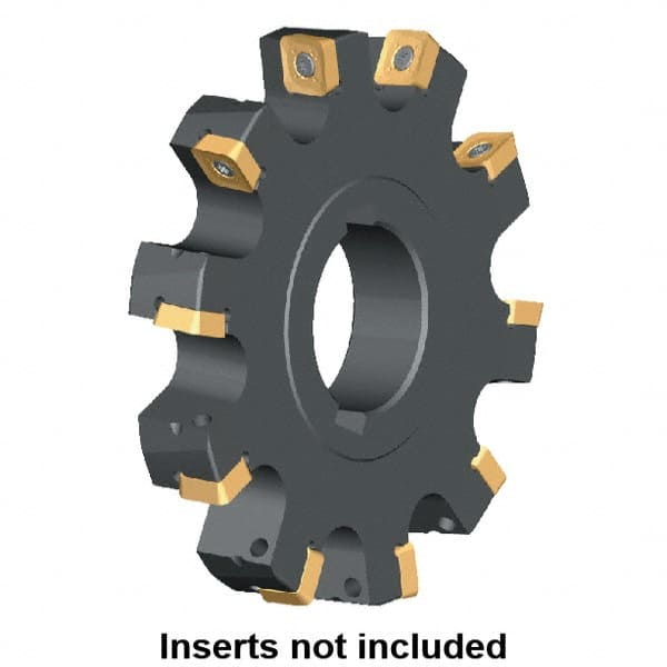 Indexable Slotting Cutter: 9.11 mm Cutting Width, 200 mm Cutter Dia, Arbor Hole Connection, 65.3 mm Max Depth of Cut, 50 mm Hole MPN:3330978