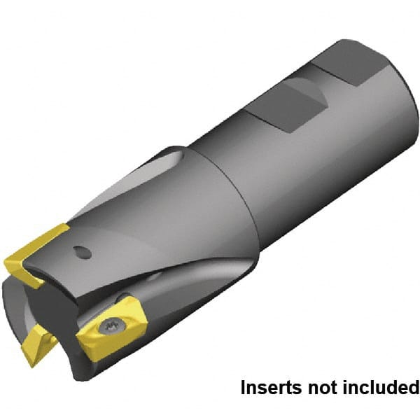 40mm Cut Diam, 32mm Shank Diam, Weldon Shank, 110mm OAL, Indexable Square-Shoulder End Mill MPN:2390450