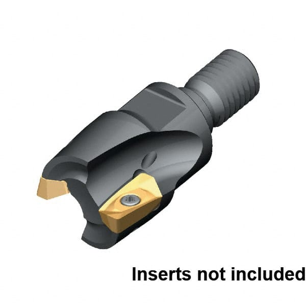 20mm Cut Diam, M10 Modular Connection Shank, 35mm OAL, Indexable Square-Shoulder End Mill MPN:2968370