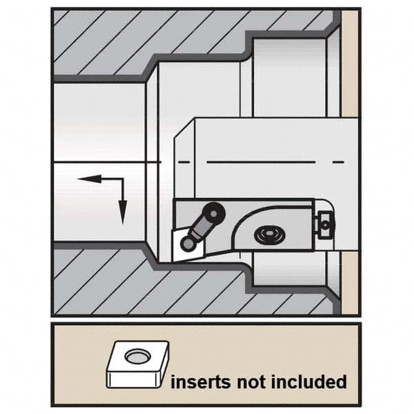 50mm OAL x 10mm OAW x 14.75mm OAH Right Hand Indexable Turning Cartridge MPN:3331146