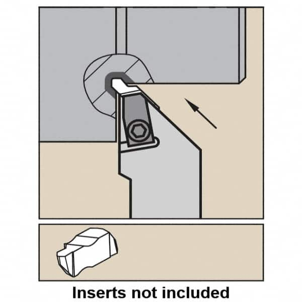 Indexable Threading Toolholder: Right Hand, 0.9843 x 0.9843