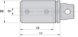 Boring Bar Modular Adapter: 0.984