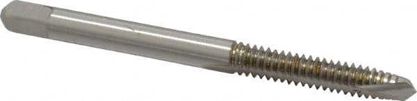 Spiral Point Tap: #10-24, UNC, 2 Flutes, Plug, High Speed Steel, Bright Finish MPN:1541629