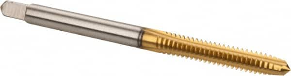 #6-32 Plug RH 3B H2 TiN High Speed Steel 3-Flute Straight Flute Hand Tap MPN:1544263