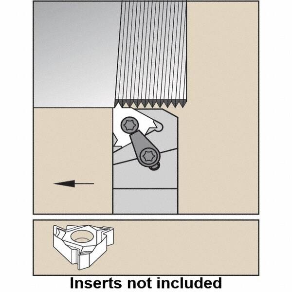 Indexable Threading Toolholder: External, Right Hand, 1.2598 x 1.2598