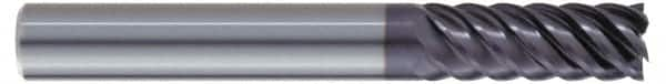 Square End Mill: 3/8'' Dia, 15/16'' LOC, 3/8'' Shank Dia, 4'' OAL, 5 Flutes, Solid Carbide MPN:1925154