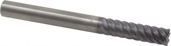 Square End Mill: 1/2'' Dia, 1-3/4'' LOC, 1/2'' Shank Dia, 5'' OAL, 6 Flutes, Solid Carbide MPN:1925158