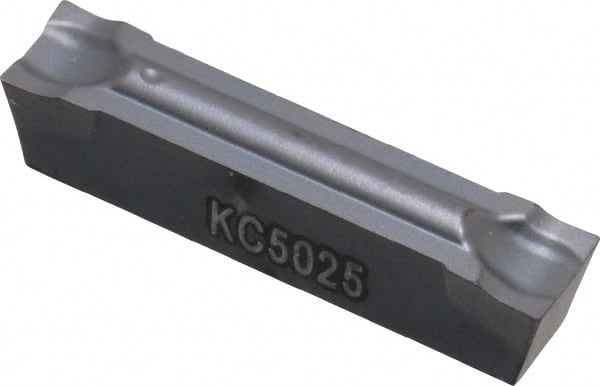 Cutoff Insert: A4C0405N00CF02 KC5025, Carbide, 4.05 mm Cutting Width MPN:2234816