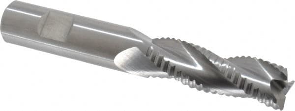 Square End Mill: 3/4'' Dia, 2-1/4'' LOC, 3/4'' Shank Dia, 5'' OAL, 3 Flutes, Solid Carbide MPN:2658450