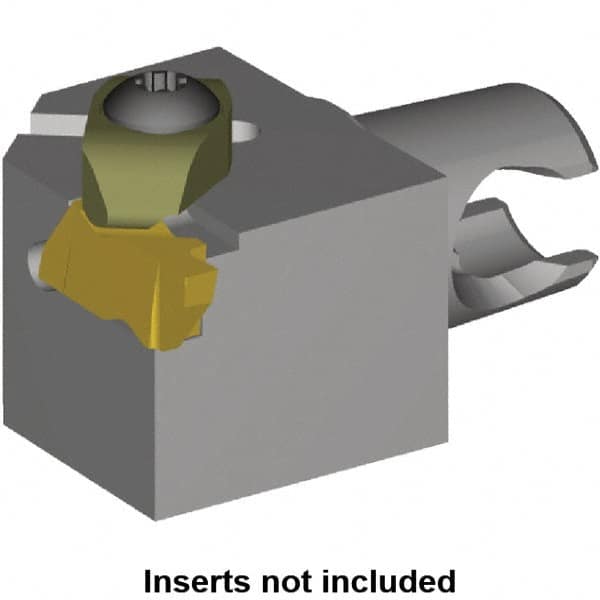 Size KM20, 25mm Head Length, 17mm Ctr to Cutting Edge, Right Hand External Modular Threading Cutting Unit Head MPN:3483036