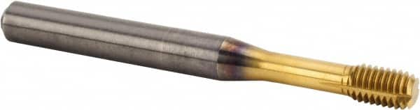 Thread Forming Tap: #6-32 UNC, 3B Class of Fit, Bottoming, Solid Carbide, TiAlN Coated MPN:3483112
