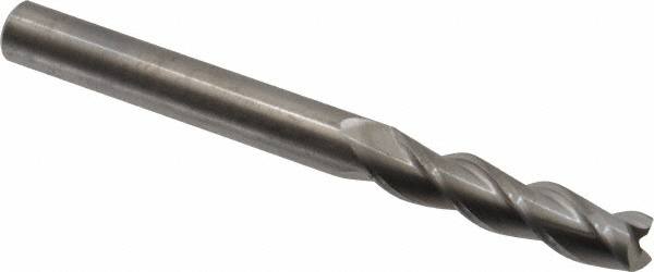 Square End Mill: 3/8'' Dia, 1-1/2'' LOC, 3/8'' Shank Dia, 4'' OAL, 3 Flutes, Solid Carbide MPN:3658827