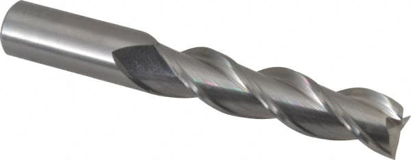 Square End Mill: 3/4'' Dia, 3'' LOC, 3/4'' Shank Dia, 5-1/4'' OAL, 3 Flutes, Solid Carbide MPN:3658852