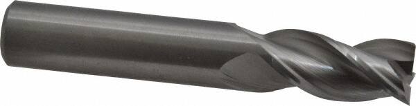 Square End Mill: 1/2'' Dia, 1'' LOC, 1/2'' Shank Dia, 3'' OAL, 3 Flutes, Solid Carbide MPN:3866202