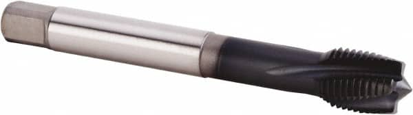 Spiral Flute Tap: M18x1.50 Metric Fine, 4 Flutes, Plug, 6HX Class of Fit, Powdered Metal, TiN/CrC/C Coated MPN:3868118