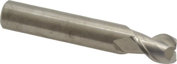 Square End Mill: 1/2'' Dia, 5/8'' LOC, 1/2'' Shank Dia, 3'' OAL, 2 Flutes, Solid Carbide MPN:3876383