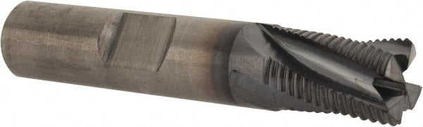 Square End Mill: 3/8'' Dia, 1/2'' LOC, 3/8'' Shank Dia, 2'' OAL, 4 Flutes, Solid Carbide MPN:4048692