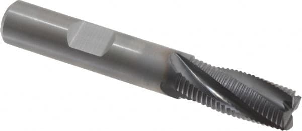 Square End Mill: 3/8'' Dia, 7/8'' LOC, 3/8'' Shank Dia, 2-1/2'' OAL, 4 Flutes, Solid Carbide MPN:4048693