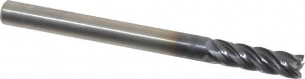 Square End Mill: 3/16'' Dia, 5/8'' LOC, 3/16'' Shank Dia, 2-1/4'' OAL, 5 Flutes, Solid Carbide MPN:4048711