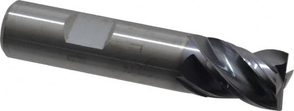 Square End Mill: 5/8'' Dia, 3/4'' LOC, 5/8'' Shank Dia, 3'' OAL, 4 Flutes, Solid Carbide MPN:4067236